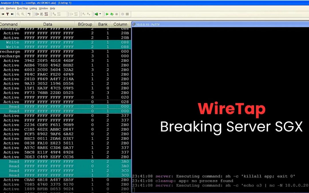 “Emerging WireTap Attack Compromises Server SGX, Posing Risk to Sensitive Data Exfiltration”